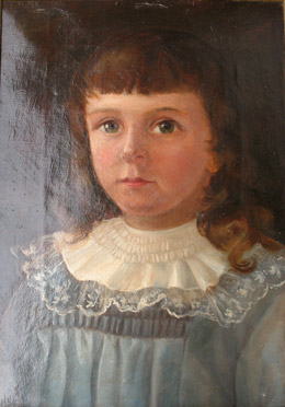 Painting by Henrietta Muir Edwards of her daughter Alice