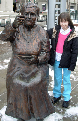 Alberta's 'Famous 5' Commemorative Statue Calgary Alberta