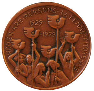 'Women are Persons 1929 - 1979' pendant