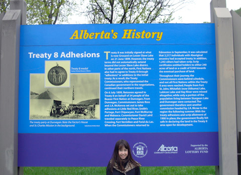 Dunvegan Historic Site Treaty 8  